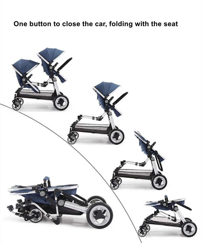 two baby stroller