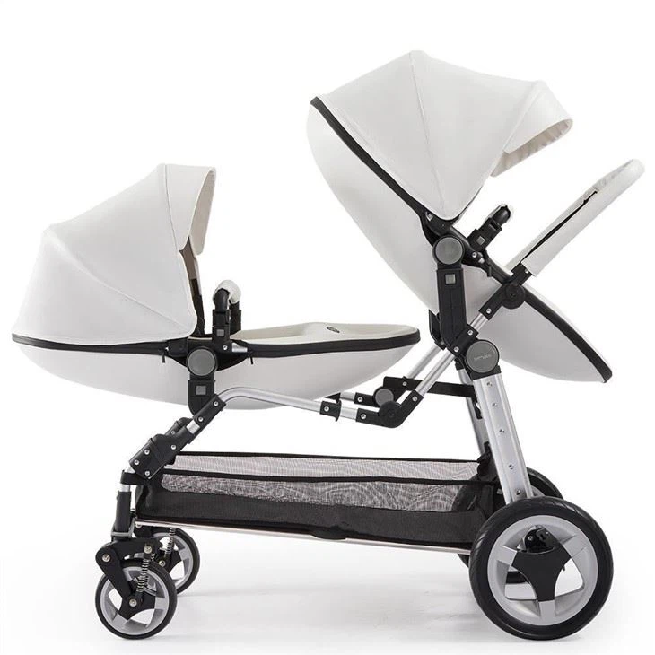 Baby Eggshell Double Pushchair