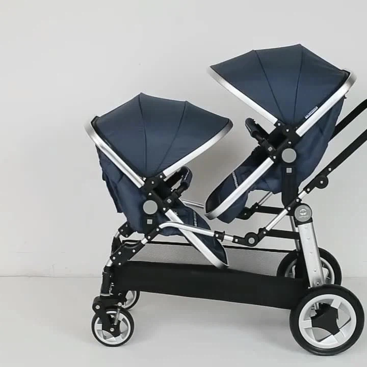 Eggshell Double Pushchair
